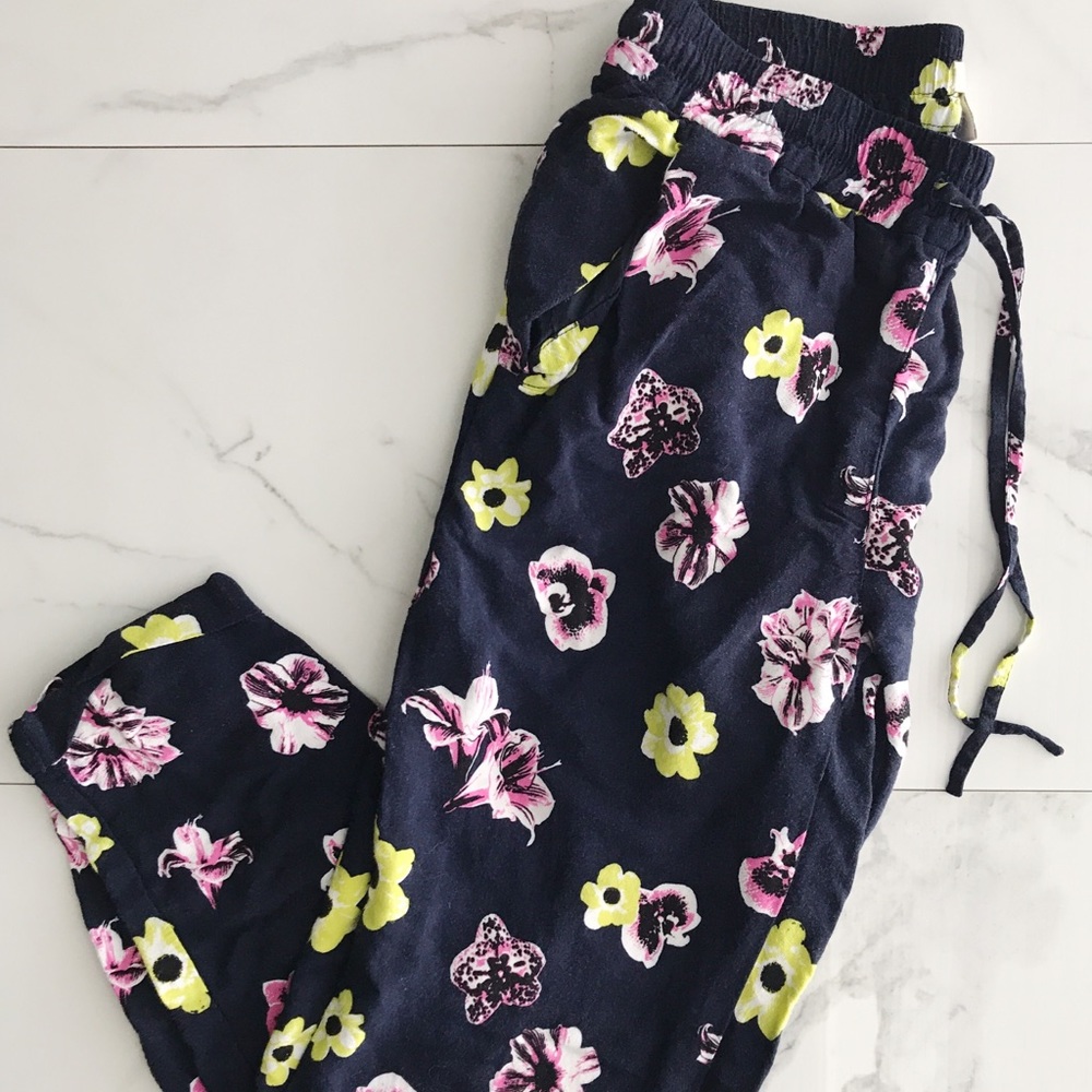 J CREW Floral Print Jogger